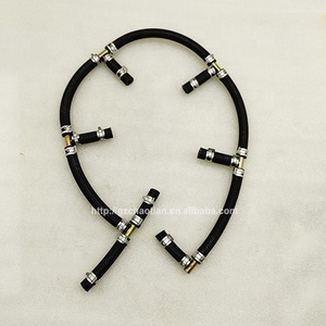 Pièces d'excavatrice E320C E320D, tuyau de retour d'huile de l'injecteur de carburant du moteur, tube de retour d'injecteur S6K avec refroidisseur intermédiaire 212-8606 2128606 - Product Image 3