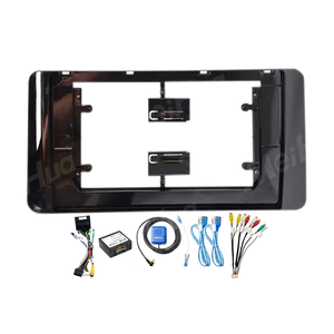 Cadre de radio Meihua 10.1 pouces pour VW Polo Skoda <span class=keywords><strong>Kamiq</strong></span> Scoutline 2021 stéréo GPS lecteur DVD panneau d'installation garniture plaque frontale Fascia - Product Image 1