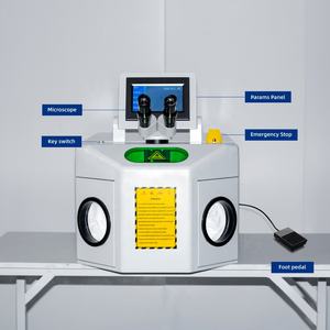 200W Mini Desktop Yag CCD dentale oro argento platino gioielli punto saldatore industriale fibra Laser saldatura macchina saldatura saldatura saldatura - Product Image 4