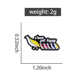 Pin de Esmalte O <span class=keywords><strong>Moet</strong></span> Happy, Broche de Animalito Colorido y Adorable, Insignia de Solapa, Joyería de Dibujos Animados, <span class=keywords><strong>Regalo</strong></span> para Niños, Suministro al por Mayor - Product Image 6