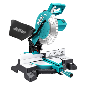 Sierra ingletadora deslizante JCTOP de 255 mm y 2200 W, sierra ingletadora de banco para trabajar la madera, sierras eléctricas - Product Image 2
