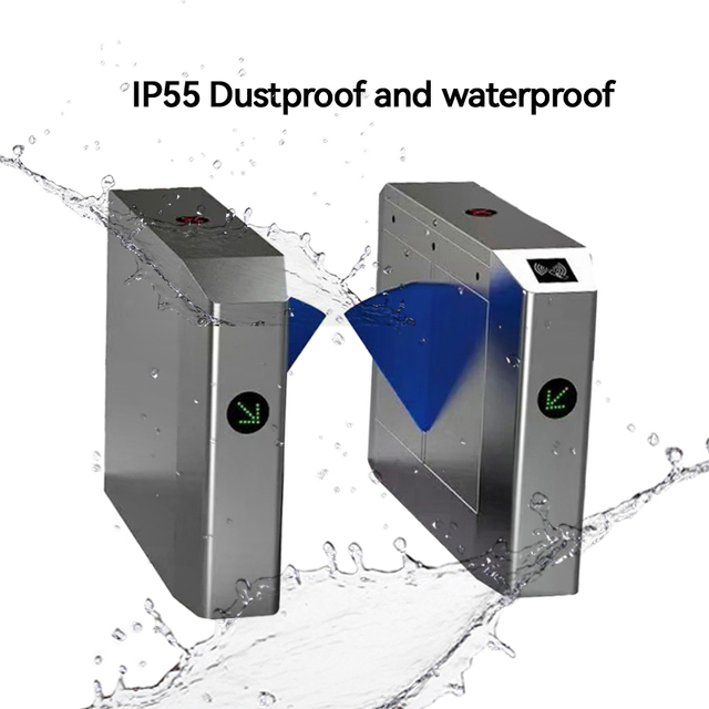 600-1200mm Wide Premium Stainless Steel Automatic Intelligent Facial Recognition Swing Barrier Access Control Anti-Tailgating