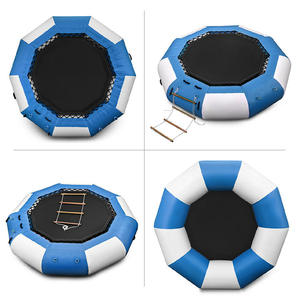 <span class=keywords><strong>Trampoline</strong></span> d'eau gonflable en PVC certifié CE bon marché pour lac de mer - Product Image 5