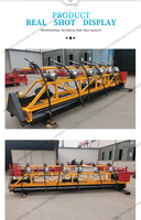 Facultatif 2-12m Grand finisseur de ciment de moteur diesel électrique de finisseur de béton d'asphalte