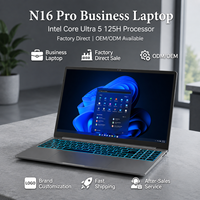 Ordinateur portable Intel Core Ultra pour entreprise, bureau, étudiants, éducation, vente en gros, neuf, OEM, ODM, export d'usine
