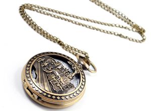 Vintage cep saati Reloj De Bolsillo bronz Alice harikalar cep saati sevimli tavşan kolye kolye ile - Product Image 3