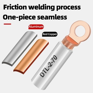 CNXI <span class=keywords><strong>CAL</strong></span> Serie 16-500mm ² Draht verzinnter Bimetall-Kabels chuhe Stecker T2 Rot Kupfer Aluminium Kabel Crimpen Automobil - Product Image 2