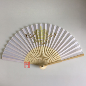 Recuerdo de la <span class=keywords><strong>boda</strong></span> de material de bambú plegable VENTILADOR DE LA MANO - Product Image 2