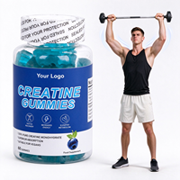 Gummies de créatine en marque blanche OEM, directement de l'usine, pour la croissance musculaire, 5g, booster d'énergie pré-entraînement