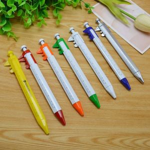 Fournitures de bureau et scolaires, papeterie multi-usages, vente en gros, stylo à bille argenté avec calibre vernier - Product Image 3