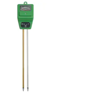 US Free Ship ALLOSUN ETP300C 3 in 1 Moisture Light Analog PH Meter Photometer Portable Hygrometer Acidimeter Garden Soil Tester