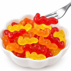 Bonbons Gélifiés Huilés en Forme de Serpent, Bonbons Personnalisés OEM en Gros, Vente en Gros <span class=keywords><strong>Halal</strong></span> - Product Image 3