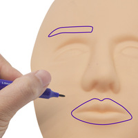 Marqueur médical non toxique de stylo chirurgical en plastique stérile d'usine de la Chine pour la navigation de peau