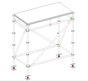 STAGE Toit Structure Truss Display Trade fair construction EVENT stage platform