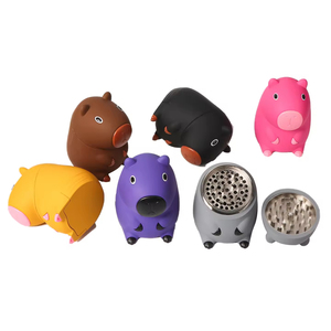 Grinder per Tabacco <span class=keywords><strong>a</strong></span> Forma di Capibara con Guscio in Plastica e Denti Affilati in Lega di Zinco, Decorazione per la Casa - Product Image 1