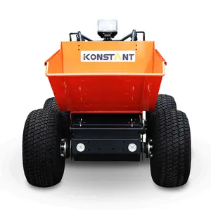 Harga Murah Dumper Mini Elektrik 300Kg, Ban Traktor Pertanian Turf untuk Konstruksi Jalan