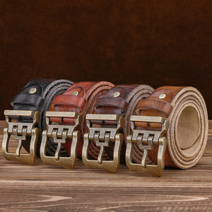 หัวเข็มขัดทองเหลืองสำหรับกางเกง <span class=keywords><strong>MCM</strong></span> เครื่องประดับผู้ชาย ผู้หญิง ขายส่ง แฟชั่นทันสมัย ชุดเดรสเล็กๆ สไตล์เฉพาะตัว เข็มขัดชายหญิง - Product Image 3