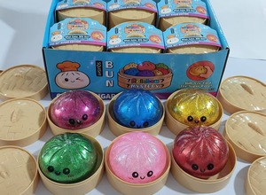 Pelota antiestrés de masa de dumpling misteriosa, pelota antiestrés de dumpling, panecillo blandito de descompresión para adultos, premios para el aula y recuerdos de fiesta - Product Image 4
