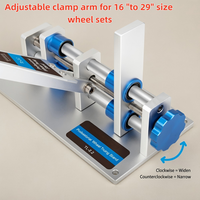 Worldcycle TL-1.0 Édition Standard, Support de Centrage de Roues Portable Léger en Alliage d'Aluminium Gris-bleu, Étanche pour Utilisation Intérieure
