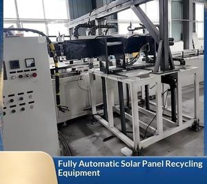 Équipement de recyclage solaire automatique : Machine de retrait de cadres de composants photovoltaïques et de verre, pour le recyclage automatique de silicium DY - Product Image 1