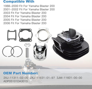 <span class=keywords><strong>Cylindre</strong></span> de Moto pour VTT Yamaha <span class=keywords><strong>Blaster</strong></span> <span class=keywords><strong>200</strong></span> DT200 YFS200 YFS <span class=keywords><strong>200</strong></span> - Product Image 5