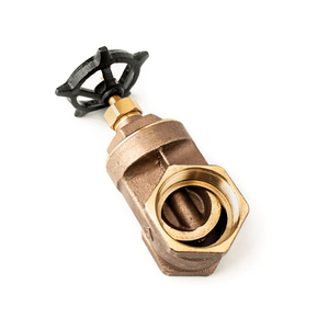 NPT BSP Female Thread Flow <b>Control</b> Brass Forged Gate Valve with Iron Hand Wheel - Product Image 5