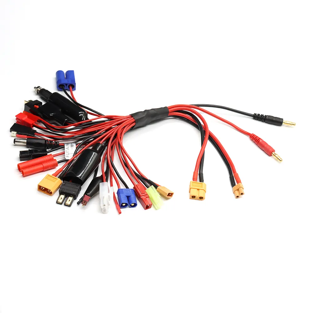 EC5 EC3 Connector to T plug adapter XT60 2mm Banana Plug jumper cable car battery charger lipo battery balance charger cable