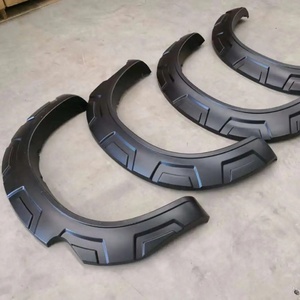 KQD Meilleures ventes d'usine Élargisseurs d'ailes de voiture en ABS style fibre de carbone couleur noire pour Toyota HILUX 2005-2010/2012 et suivants - Product Image 1