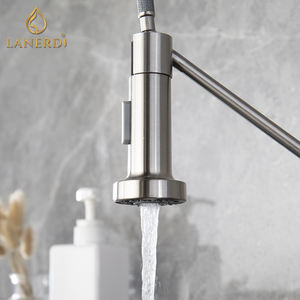 Lanerdi modern cupc upc squire girevole monocomando rubinetto flessibile lavelli e rubinetti da cucina - Product Image 5