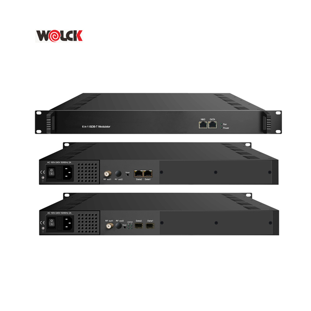 Digital Modulator IP UDP Input RF Out ISDB-T 6 in 1 16 in 1
