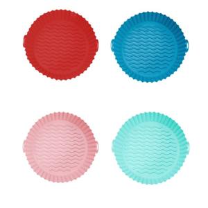 Aksesoris Dalaman penggoreng udara silikon daur ulang kualitas makanan antilengket loyang kue bebas BPA piring silikon tahan panas - Product Image 1