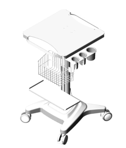 Ultrasone <span class=keywords><strong>Trolley</strong></span> Met Gel Sonde Houder Draagbare Ultrasone <span class=keywords><strong>Trolley</strong></span> Met Siliciumbeker Ultrasone Machine Stand - Product Image 3