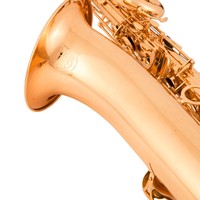 E-flat Bass Saxophone EB Tone Brass Adjustable Performance Baritone Golden Lacquered Finish Bakelite Head