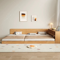 Lit tatami, panneau écologique en bois massif, cadre de lit, résistant à l'humidité