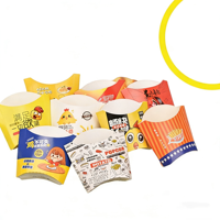 Boîtes à frites en papier les plus vendues, logo personnalisé, jetables, pour la restauration rapide, les plats à emporter, les restaurants de hamburgers