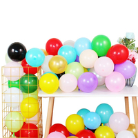 Ballons en latex de haute qualité, transparents, blancs, bleu marine, or, rose, couleur, 5 pouces, latex mat, sans colle, avec emballage