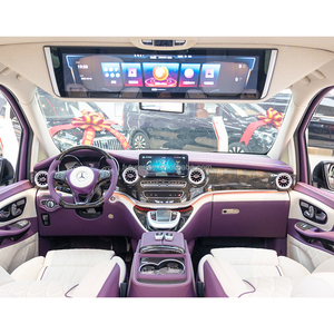 <span class=keywords><strong>Mercedes</strong></span> <span class=keywords><strong>Vito</strong></span> VIP: Conversión Completa, Asientos de Cuero Blanco y Morado, Asiento de Capitán, Tapicería de Diamantes, Sillón Reclinable Starlight, Mesa - Product Image 3