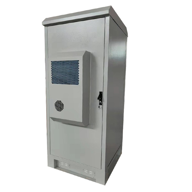 19 Inch Rack Outdoor Telecom Battery Cabinet with air Conditioner Waterproof Enclosure