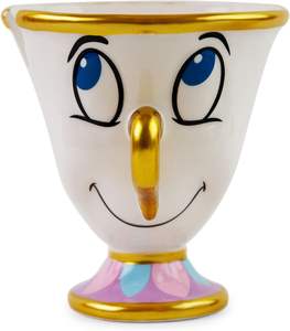 Taza esculpida 3D de cerámica con adorno metálico dorado de <span class=keywords><strong>La</strong></span> <span class=keywords><strong>Bella</strong></span> <span class=keywords><strong>y</strong></span> <span class=keywords><strong>La</strong></span> <span class=keywords><strong>Bestia</strong></span>, 20 onzas - Product Image 2