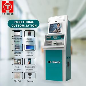 Smart City Service Kiosk เครื่องอ่านบาร์โค้ดหน้าจอสัมผัสแบบบูรณาการโซลูชั่นข้ามภาคสำหรับการชำระเงินข้อมูลการพิมพ์ดิจิตอล - Product Image 3