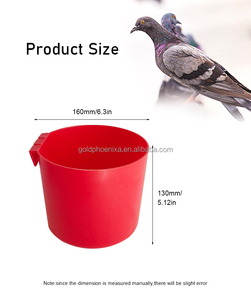 YCZ Mangeoire et abreuvoir suspendu en plastique de 1,5 <span class=keywords><strong>L</strong></span> pour animaux de cage, pigeons et poulets - Product Image 2