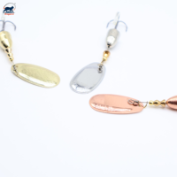 ODM 4g 5g 6g 9g 10g 16g 19g Cuillère rotative avec hameçon triple, leurre spinner, cuillères de pêche artificielles en métal, leurres à lame spinner