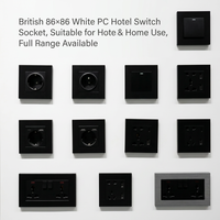 Enchufe de Pared Schuko Europeo con Puertos USB-C y USB-A, Panel de PC Ignífugo, 16A 250V, Estándar Europeo Industrial
