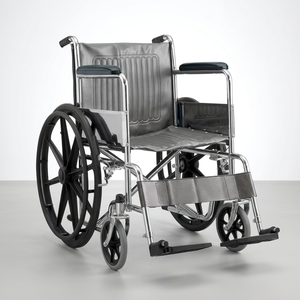 Ruedas Delanteras Sólidas Amortiguadoras de Impactos para Silla de Ruedas Manual Estándar, Diseño Plegable y Portátil para Apartamentos Pequeños - Product Image 1