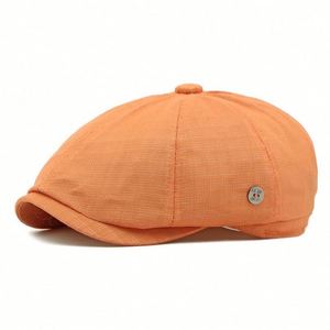 2025 British Vintage Beret Cap Men Women Summer Trendy Outdoor Travel <b>Sunscreen</b> Breathable Newsboy Hat - Product Image 5
