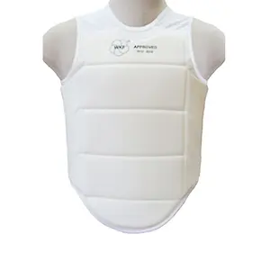 Chinese Factory Wholesale Protective Equipments WKF Approved Ultra Light Karate Chest Guard Protector ,karate Body Protectors