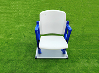 Chaises de stade de football en série chaude, sièges pliants, blanchisseurs de salle de sport pour les blanchisseries intérieures, couleur de l'élévation de Performance clé universitaire