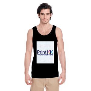 Image personnalisée ZUNI Débardeur en coton pour homme personnalisable XL Gym Vest Hood Solid Color Breathable 3D Knitted T-Shirt Print for Bodybuilding - Product Image 1