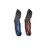Couteau pliant multifonctionnel de qualité industrielle Kebo, robuste, en acier inoxydable, 3 lames, changement rapide, 1 an de garantie, logo OEM