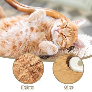 Cepillo de Masaje Eléctrico para Mascotas con Mango, Cepillo de Vapor 3 en 1 para Gatos, Cepillo de Vapor con Mango para Mascotas, Peine para Mascotas con Vapor para Perros - Product Image 3
